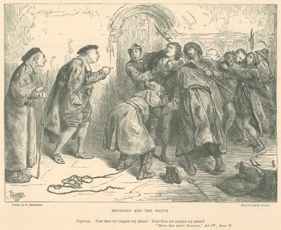 Hiçbir Şey Hakkında Çok Ado için İllüstrasyon by Frederick Barnard