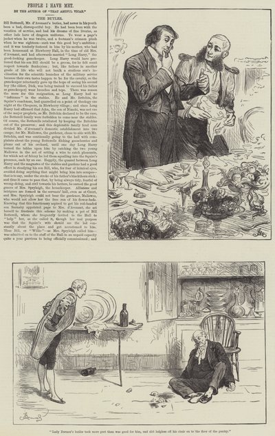 Tanıştığım İnsanlar, Butler by Frederick Barnard