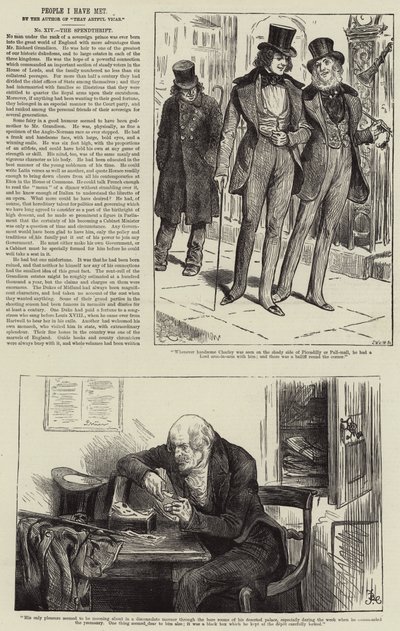 Tanıştığım İnsanlar, Spendthrift by Frederick Barnard