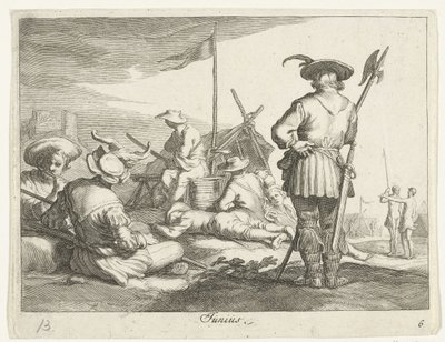 Haziran ayı Junius (nesne üzerindeki başlık) Yılın Ayları (dizi başlığı) by Frederick Bloemaert