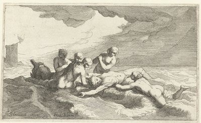 Kahraman ve Leander by Frederick Bloemaert