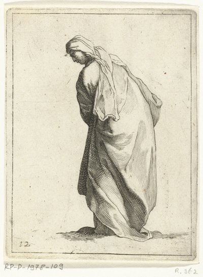 koşan kadın 15 küçük figür (dizi başlığı) by Frederick Bloemaert