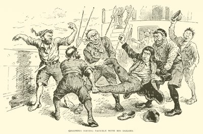 Kolomb denizcileriyle sorun yaşıyor by Frederick Burr Opper