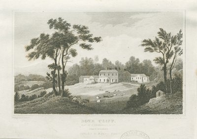 Burton-upon-Trent - Dove Cliff: gravür, nd [c 1830] (baskı) by Frederick Calvert