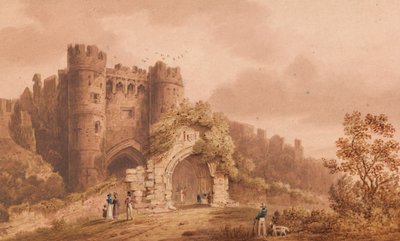 Carisbrook Kalesi, Wight Adası by Frederick Calvert
