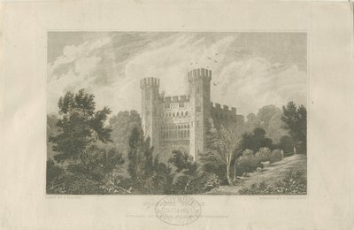 Kale Kilisesi - Stafford Kalesi: gravür, nd [1830] (baskı) by Frederick Calvert