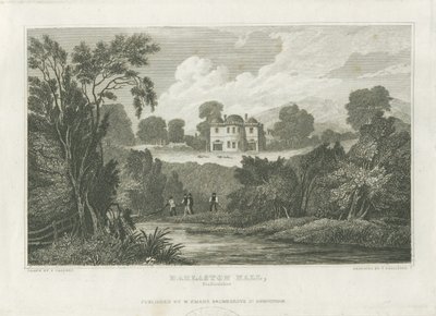Darlaston Hall: gravür, nd [c 1830] by Frederick Calvert