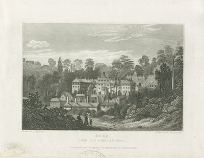 Ninevah Yolundan Soho Fabrikası: çelik gravür, nd [c 1830] (baskı) by Frederick Calvert