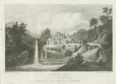 Taş - Spring Vale: gravür, nd [c 1830] (baskı) by Frederick Calvert