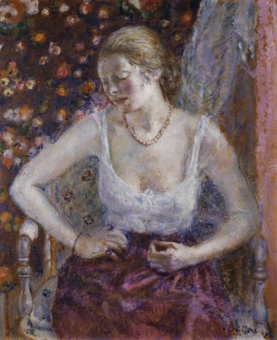 kadın soyunma by Frederick Carl Frieseke