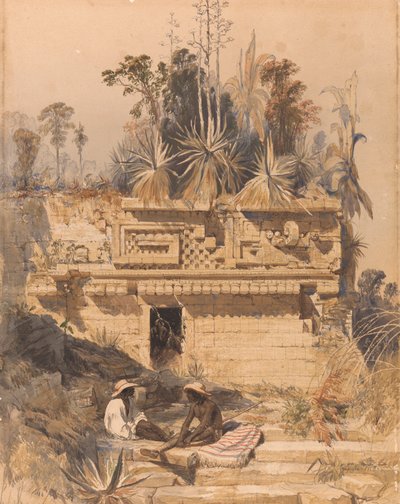 Sabachche'deki kalıntılar by Frederick Catherwood