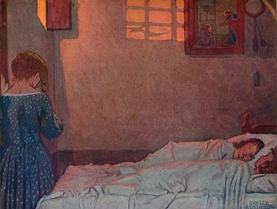 Bir Yaz Akşamı, c1910 by Frederick Cayley Robinson