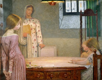 Bir Kış Akşamı by Frederick Cayley Robinson