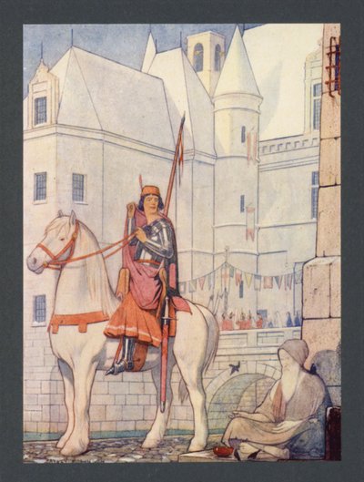 Aziz Martin, 4. yüzyıl, Festival 11 Kasım (renkli taş baskı) by Frederick Cayley Robinson