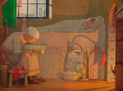 Söz, c1922 by Frederick Cayley Robinson