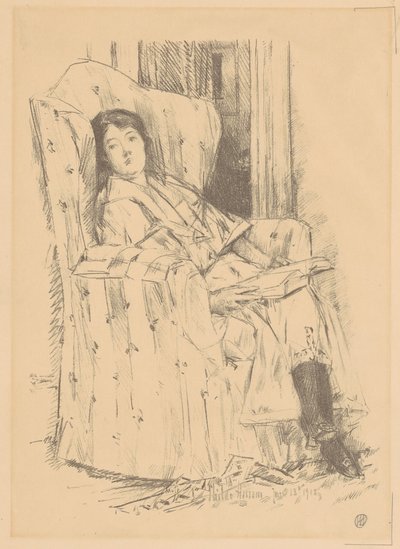 Deshabille, 1918. by Frederick Childe Hassam