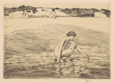Yüksek Gelgit, Montauk, 1922. by Frederick Childe Hassam