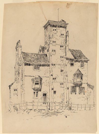 Norman Yapısı, 1885. by Frederick Childe Hassam