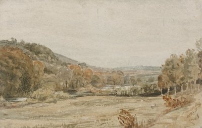 Endsleigh, Devon yakınlarındaki Tamar Nehri by Frederick Christian Lewis the Elder