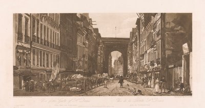 St.Denis Kapısı'nın görünümü by Frederick Christian Lewis the Elder