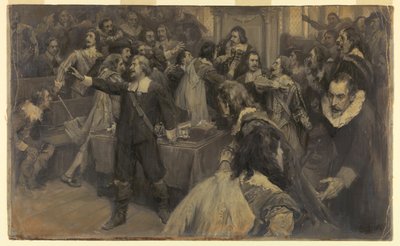 Parlamento Binası'ndaki sahne, 2 Mart 1629 by Frederick Coffay Yohn