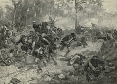 Eutaw Springs Savaşı, 1903 by Frederick Coffay Yohn