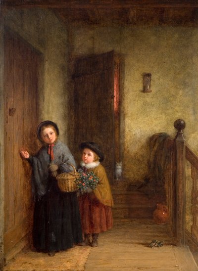 Noel Ziyaretçileri, 1869 by Frederick Daniel Hardy