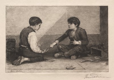 Mora Oyuncuları, 1883. by Frederick Dielman