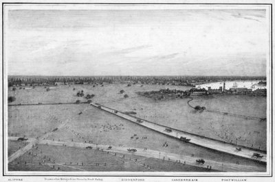 Kalküta Panoraması, Hindistan, c1840s by Frederick Fiebig