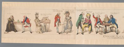 Çeşitli durumlarda yirmi tanınmış kişi İngiliz Köleliği veya Zamanın Resmi (nesne üzerindeki başlık) by Frederick George Byron