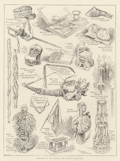 Stanley ve Afrika Sergisinde Eskizler by Frederick George Kitton