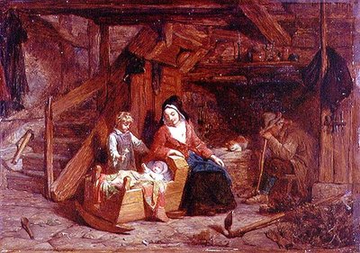 Bir Kulübe İçi by Frederick Goodall