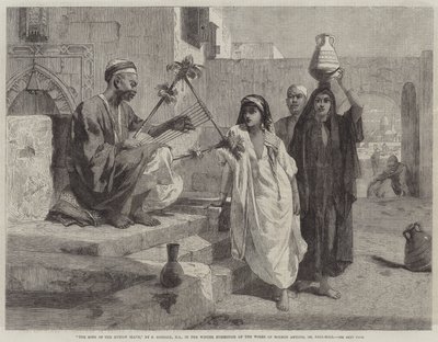 Nubian Kölenin Şarkısı by Frederick Goodall