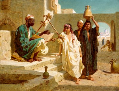 Nubian Kölenin Şarkısı, 1864 by Frederick Goodall