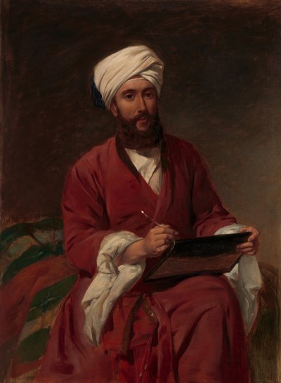 William Edward Dighton 1822-1853, Orta Doğu Elbiseli, yaklaşık. 1852-53. by Frederick Goodall