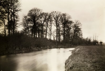 Kelmscott Manot: Malikaneye Yakın Thames, 1896. by Frederick Henry Evans