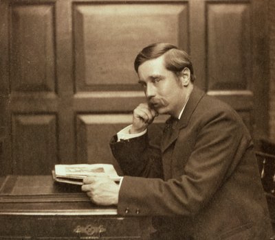 HG Wells, İngiliz yazar, 1903 by Frederick Hollyer