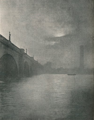 Waterloo Köprüsü, 1877 by Frederick Hollyer
