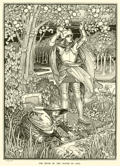 Hayat Suyu Nehri (gravür) by Frederick Hurten Rhead