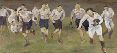 The Break-Away, 1929 dolayları (tuval üzerine yağlıboya) by Frederick James Porter