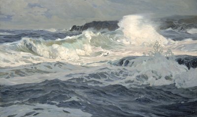 Güneybatı Gale, St. Ives, 1907. by Frederick Judd Waugh