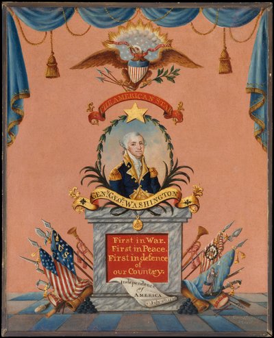Amerikan Yıldızı George Washington, yak. 1803. by Frederick Kemmelmeyer
