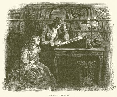 David Copperfield için İllüstrasyon by Frederick L. Bernard