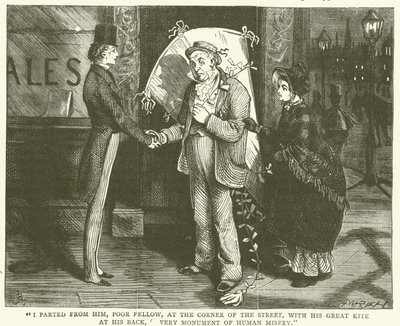 David Copperfield için İllüstrasyon by Frederick L. Bernard
