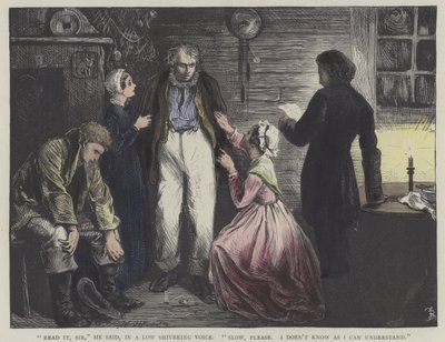 David Copperfield için İllüstrasyon by Frederick L. Bernard