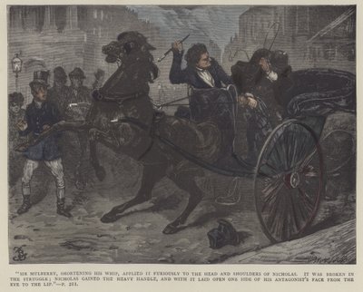 Nicholas Nickleby için İllüstrasyon by Frederick L. Bernard