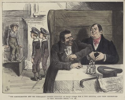 Nicholas Nickleby için İllüstrasyon by Frederick L. Bernard