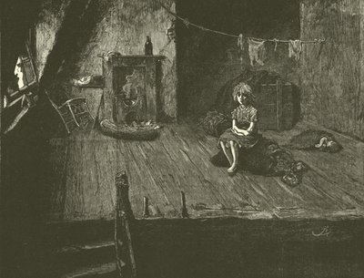 Çatı katındaki zavallı çocuklar by Frederick L. Bernard