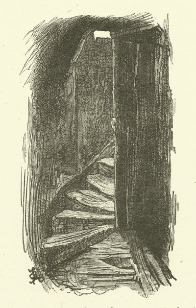 Tavan arasına çıkan merdivenler by Frederick L. Bernard