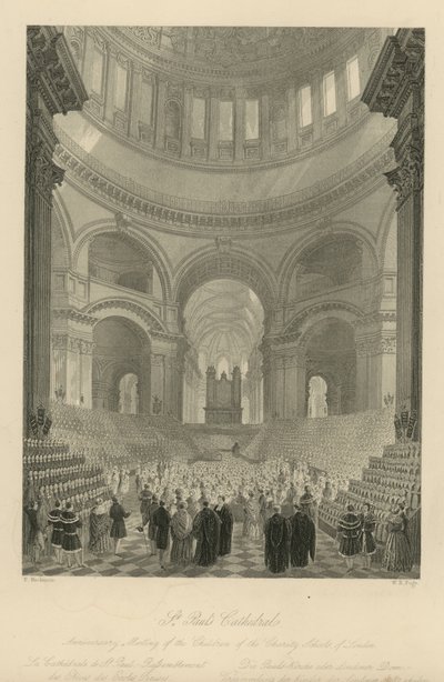 Londra Yardım Okullarının Çocukları Yıldönümü Toplantısı by Frederick Mackenzie